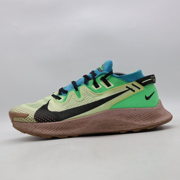 Nike Pegasus Trail 2 Men's US Size 11.5 Running Barely Volt Sneakers CK4305-700 - Picture 4 of 10